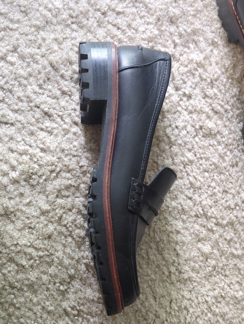 Women's Madewell Corinne Lugsole Loafer Size 7 - Picture 3 of 8